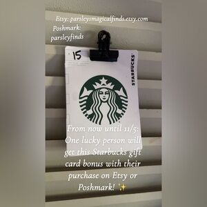 Don’t miss out! Gift card bonus!